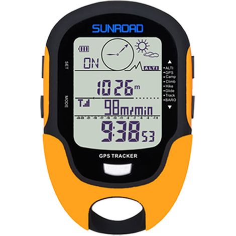 Digitaler multifunktionaler Barometer-Altimeter Kompass Wettervorhersage GPS Navigationsempfänger Thermometer Hygrometer Barometer mit Taschenlampe