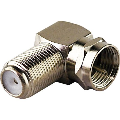 Schwaiger WAD8321531 Adaptateur coudé F Connexions: Fiche mâle F, Prise femelle F 2 pc(s) (1/3)