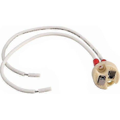 Douille MR16/GU5.3, culot en céramique, câble en silicone, 110-240 V, 100 W, longueur 15 cm (1/3)