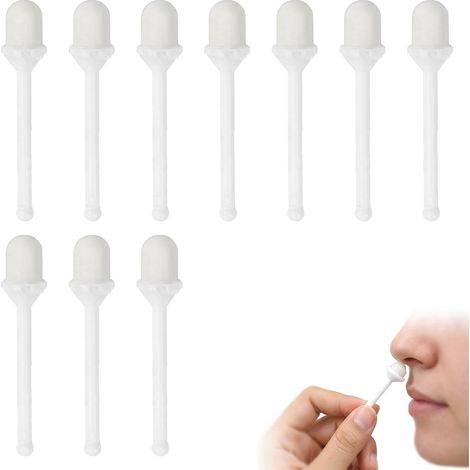 10 Applicateurs de Cire Nez et Oreille - Bâtonnets d'Épilation Nez Homme et Femme - Kit Épilation Cire Visage Pratique et Jetable pour Éliminer les Poils Indésirables en Toute Sécurité (1/5)