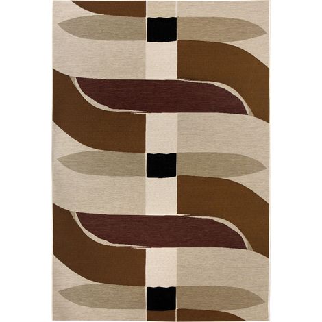 VIVARAISE - Tapis extérieur Kalia Vivaraise - Tapis d'extérieur naturel en polypropylène et polyester, résistant et décoratif (1/5)