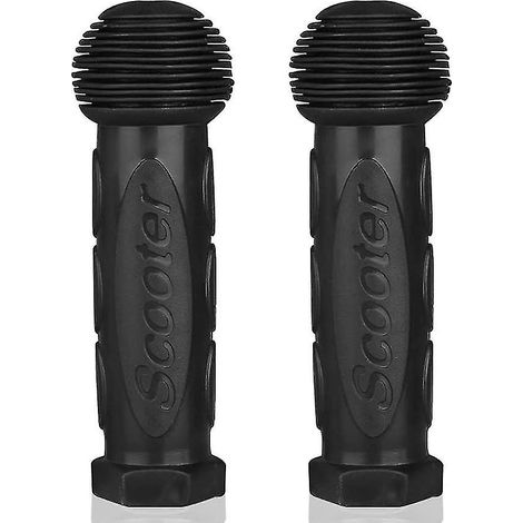 Poignées de rechange en caoutchouc pour trottinette Mini ou Maxi Micro (noir)