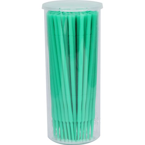 100 Pinceaux Micro Jetables Nettoyage Courbé Portable Pratique Usage Dentaire Lot (1/5)