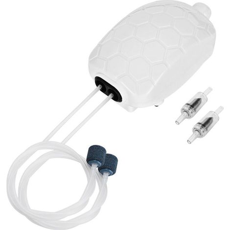 Pompe d'aquarium, pompe d'aquarium portable, clapet anti-retour, pompe à oxygène silencieuse avec accessoires (prise UE) (1/5)