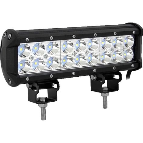 Barre lumineuse, faisceau combiné, construction durable, 1 X9INCH 54W SPOT (1/2)