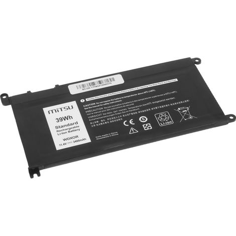 Batterie WDX0R P75F P62F P66F T2JX4 pour Dell (1/4)