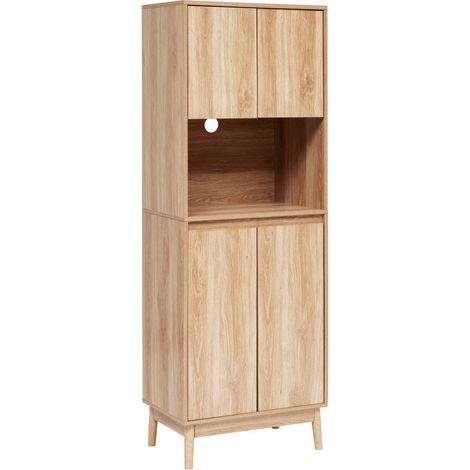 Credenza da cucina in legno chiaro abana - 5five
