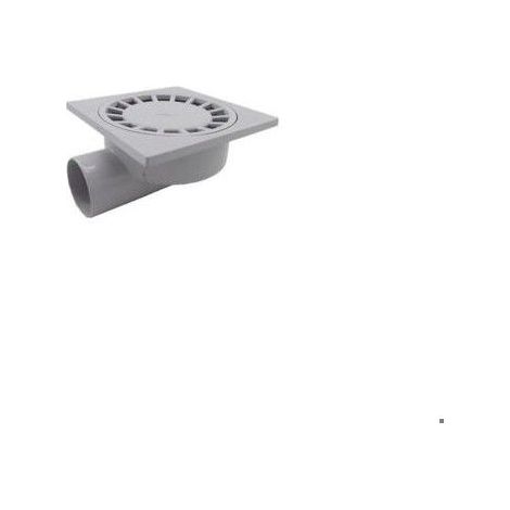 Per 200mm X 200mm outlet 75mm floor drain Bathroom Wet Room Shower PVC Plastic 1 Piece-White