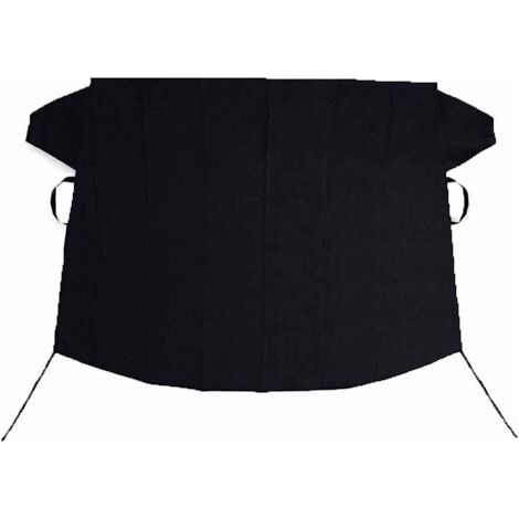 Housse de protection contre la neige pour pare-brise - Tissu Oxford imperméable avec ajustement - noir (220 x 140) (1/5)