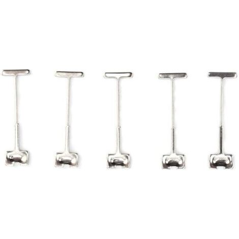 Kaelt - 100Pcs T‑Pins Remplacement de Tuile Aiguilles en Acier, Aiguilles de Rechange en Acier pour Tuile Planchers Murs Builing avec Haute Résistance à la Compression (1/5)