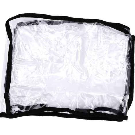 Couvercle transparent pour grille-pain, protection anti-poussière pour appareil de cuisine, mini four à micro-ondes, machine à petit-déjeuner, 30 x 24 x 24 cm, matériau PEVA pliable et facile à nettoy (1/5)