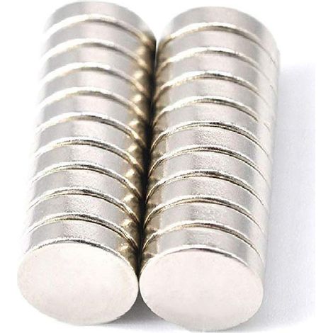 20 pièces Aimants 10x3 mm extrêmement puissants