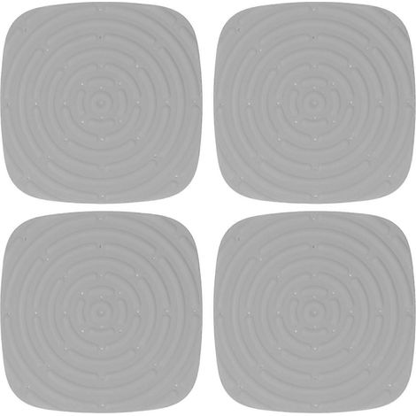 Set mit 4 waschbaren Nistmatten für Legehennen, grau. (1/5)