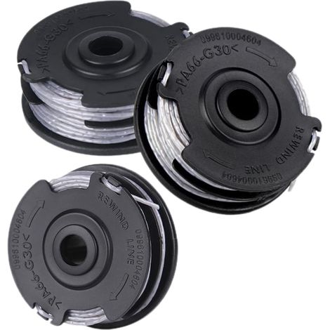 Bobine De Fil Pour Debroussailleuse - 1 65 Mm - 6 M Par Bobine - Compatible Bosch Art 24 Art 27 Art 30 Art 30 Li Art 30 36 Li - Lot De 3 (1/5)