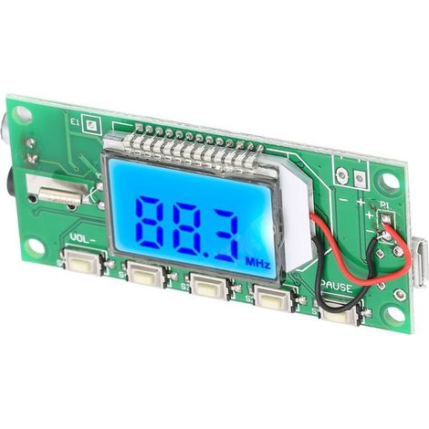Digitaler Stereo-FM-Transmitter mit LCD-Display, 87–108 MHz, 3–5 V, für Auto