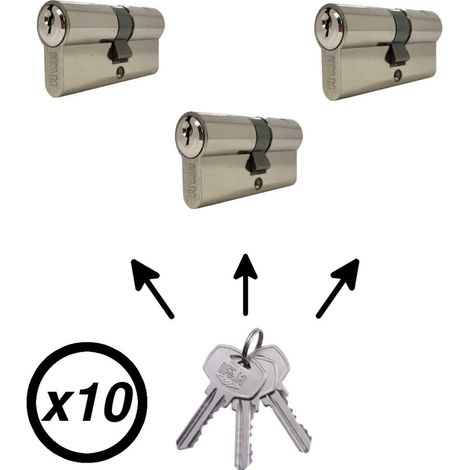 Lot de 10 cylindres de chantier (1/4)