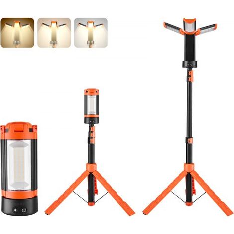 Projecteur LED sur trépied amovible - 2200 LM lampe de travail (1/5)