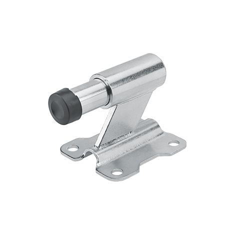 Butée fin course ARMORTIE sur platine FACONNEE à FIXER ACIER galvanisé tampon caouchouc diamètre D38mm HI MOTIONS 245.3