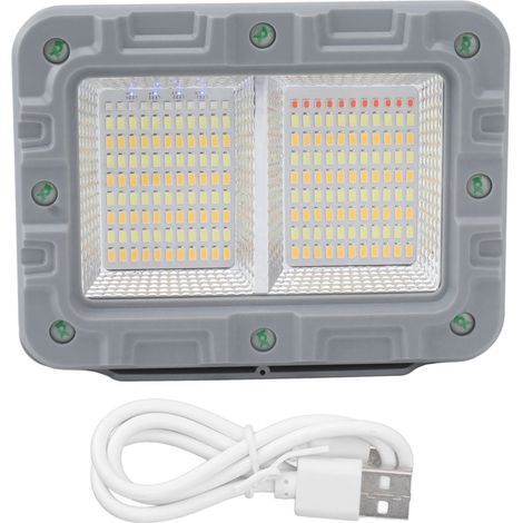 Ortviai Lampe de travail LED portable rechargeable solaire 10000 lm IP66 pour chantier, camping et réparation automobile (1/5)