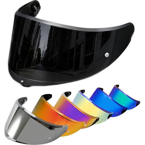 Helmet Visor for K6 K6s - Tinted Visor for Motorcycle Helmet Replacement Accessories for K6 K6s(Dark Black) (1/5)
