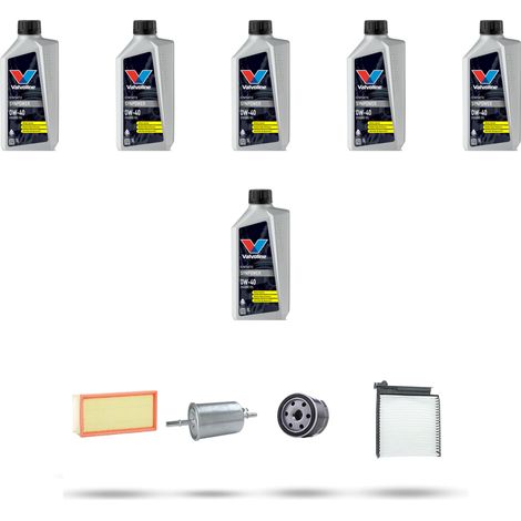 Kit tagliando 4 FILTRI e 6L OLIO compatibile con Renault Clio III 2.0 16V 147kw Dal 2006 (1/5)