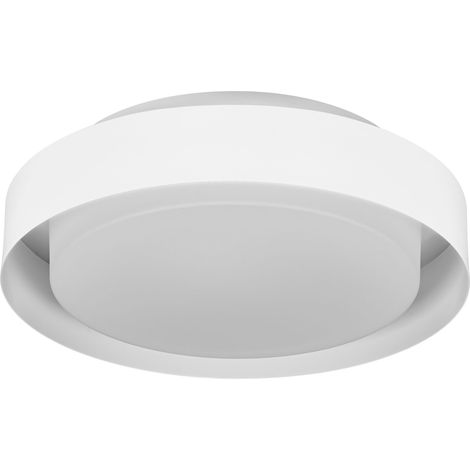 OSRAM Plafonnier ORBIS MADRID 290mm, blanc, culot E27, peut être équipé d'une ampoule connectée, haute qualité, design moderne, boîtier en métal, adapté à une utilisation en intérieur, rond, IP20 (1/4)