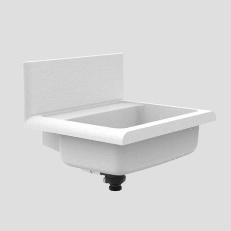 SANIT 60.012.B6..0099 ligneo Bassin granit avec couvercle dissimulé