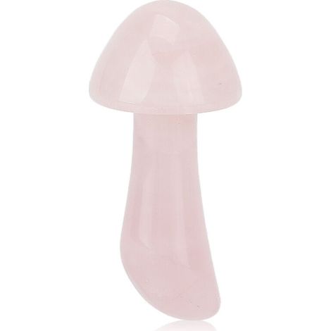 Pilzförmige Gua-Sha-Massagesteine aus Rosenjade zur Körperentspannung (1/5)