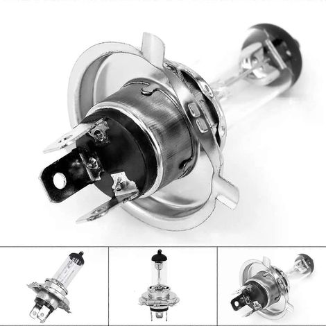 Ampoules de phares H4 100W 4300K pour voiture, type xénon halogène, LED jaune, étanches. (1/5)
