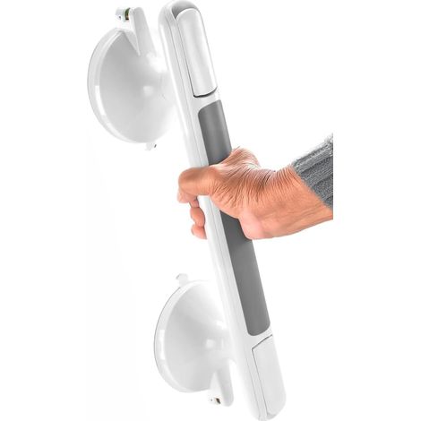 Suction Cup Shower Grab Bar, Bathroom Grab Bar, Safety Bathtub Grab Bar, Bathroom Grab Bar, Shower Grab Bars for Seniors, Removable Safety Grab Bars (1/5)