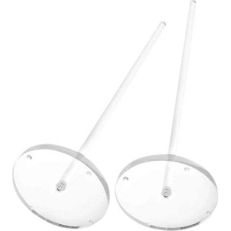 Porte-papier toilette sur pied en acrylique lot de 2, salle bain (1/5)