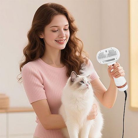 Hundefriseur-Trockner – Leiser Hundefriseur für die Fellpflege, verstellbar, für den Innenbereich, geeignet für Hunde, Katzen, Welpen und Tierhaare (1/5)