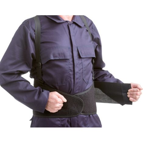 Faja lumbar elástica doble con tirantes XXL (1/2)