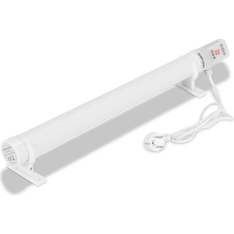 Randaco Calefacción de invernadero Calefacción eléctrica con varilla blanca para invernaderos Instalación flexible 55W (1/5)