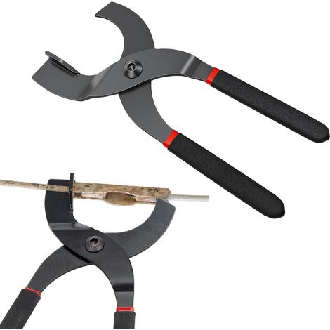 Emergency Brake Cable Release Tool, with Red Non-Slip Handles and Precise Thin Jaws for Drum and Rear Disc Brake Applications (1/5)