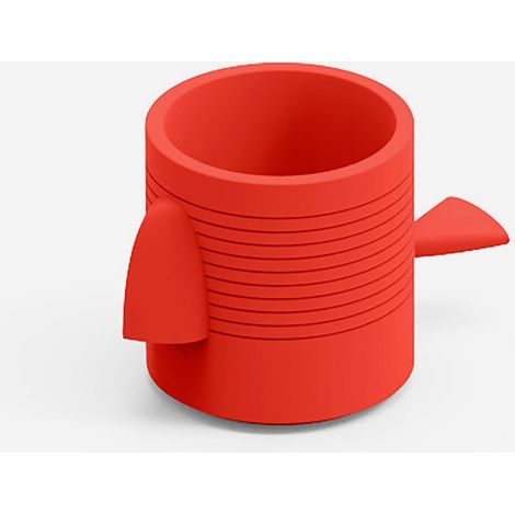 Vaso da esterno in polietilene design pappagallo Jago - Rosso (1/4)