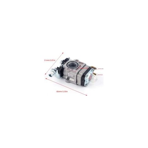 Carburateur DOLASO pour débroussailleuse 52cc, 49cc, 43cc, kit carburateur avec tube d'étanchéité, bougie et filtre à carburant