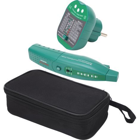 Detector automático de fusibles y disyuntores SUNXURY HISITEK MS5902, comprobador de enchufes, enchufe europeo 110-250V (1/5)