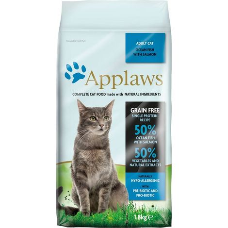 APPLAWS CAT Pesce di mare e salmone 6 kg