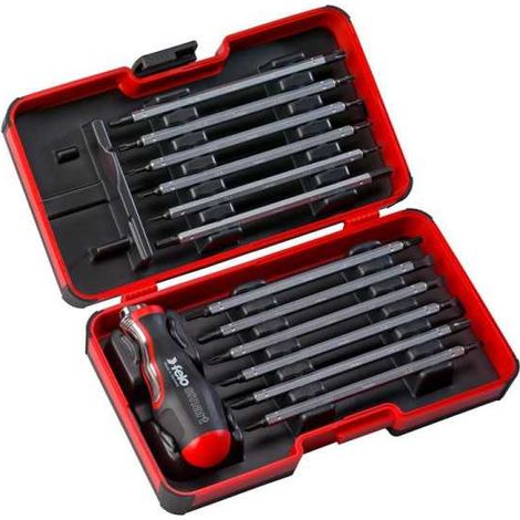 Juego de varillas intercambiables Smart EVO 13-pcs. SL/PH/PZ/TORX®/HEX Felo 06081306