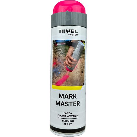 Nivel System Mark Master Pintura en aerosol rosa (1/5)