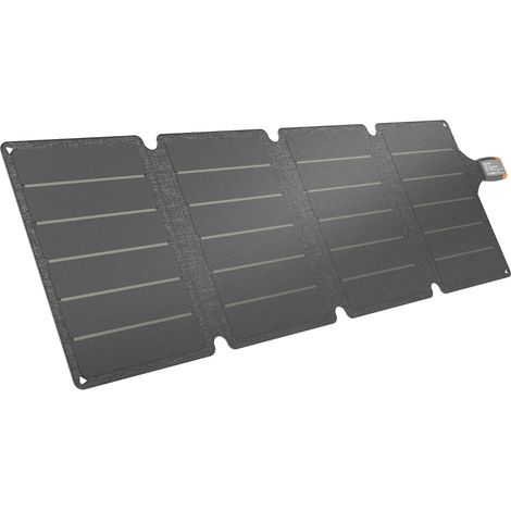 Panneau solaire portable, en panneau, pliable, étanche, gris, pour maison et usage quotidien, charge rapide 36W, chargeur