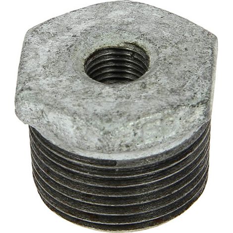 Réduction fonte galva Mâle 1" Femelle 1/4