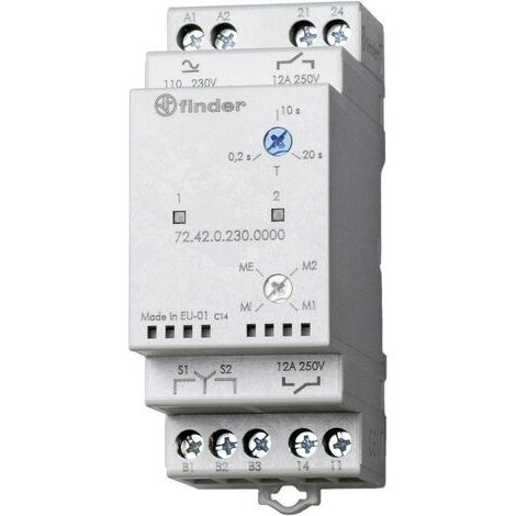 Relais de contrôle pour pompes 110 - 240 V DC/AC N/A Finder 72.42.0.230.0000 S74327 (1/4)