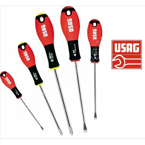Set giraviti USAG cacciaviti a taglio e croce PHILLIPS 322 SH5 (1/4)