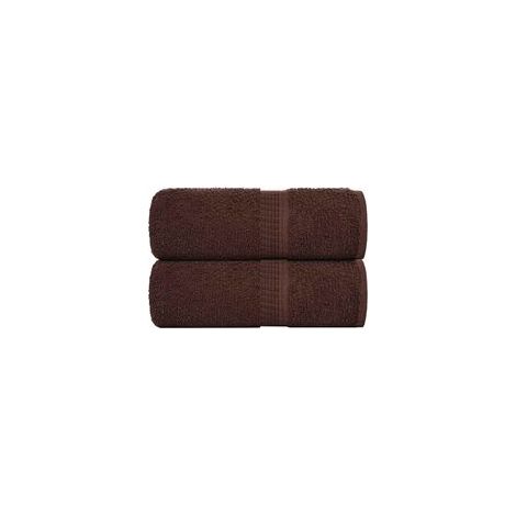 Lave-linge 2 Stück. Braun 30x30 cm 360 g/m²-Crezuo