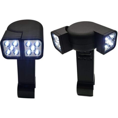 2 Pack BBQ Lights, Ultra-Bright, Waterproof, Heat Resistant, Flexible LED, Suitable for Outdoor Cooking (Black). (1/4)