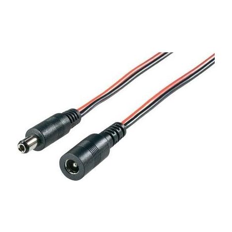 BKL Electronic 072074 Cavo di prolunga per bassa tensione Spina a bassa tensione - Presa a bassa tensione 5.5 mm 2.1 mm