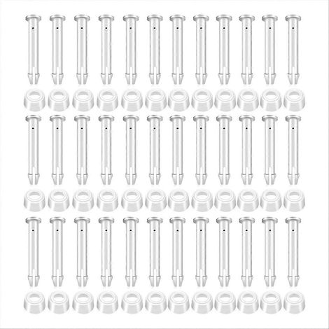 36-teiliges Set aus Verbindungsstiften und Gummidichtungen für Intex-Pools (13–24 Zoll)