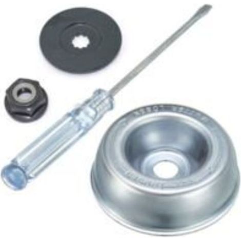 Tête de débroussailleuse acier au carbone – Kit de rondelles d'entretien 4 pièces – Compatible Stihl, Husqvarna, Ego, Oregon (1/3)